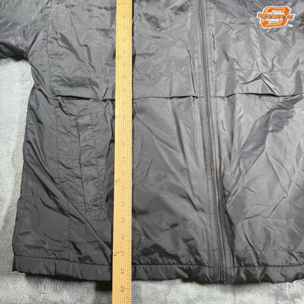 Oklahoma State Cowboys Starter Fleece Lined Jacket Size Men's Large Vintage - Picture 4 of 11